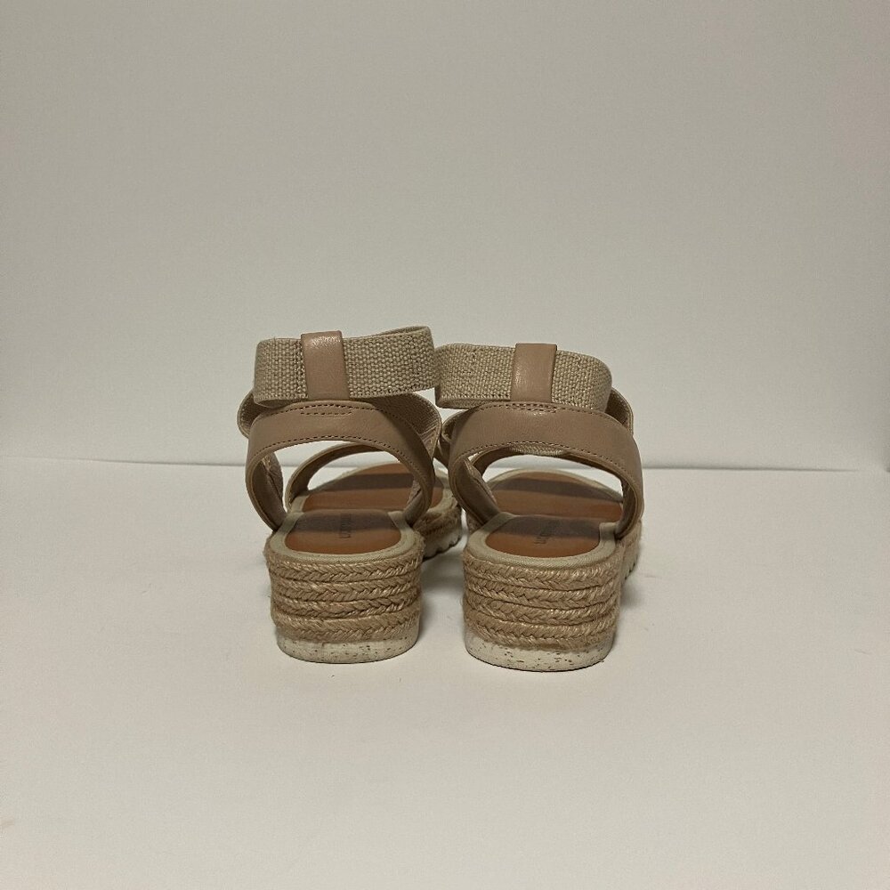 Lucky Brand Thimba Natural Sandals, Size 8, Women's Shoes, Ankle Wrap Espadrille - Picture 2 of 12